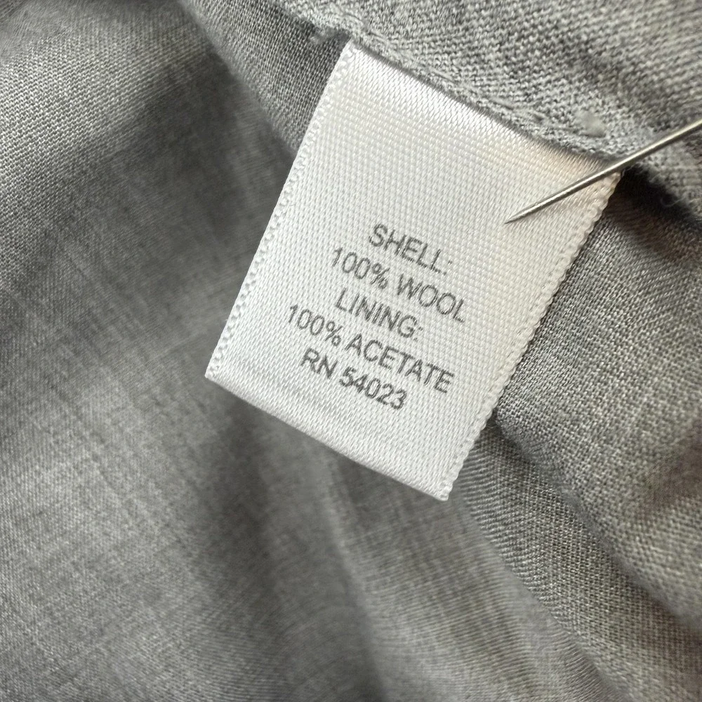 Banana Republic Dress Pants Mens 32x30 Gray Classic Fit Wool Lined Office Wear‎